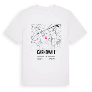 Carnovali karta t-shirt – ekologisk bomull t-shirt från Pinshirt