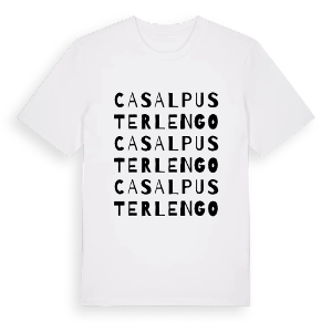 Casalpusterlengo ordlek t-shirt – ekologisk bomull t-shirt från Pinshirt