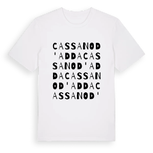 Cassano d'Adda ordlek t-shirt – ekologisk bomull t-shirt från Pinshirt