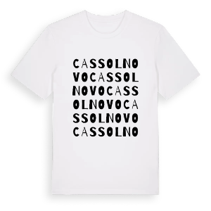 Cassolnovo ordlek t-shirt – ekologisk bomull t-shirt från Pinshirt