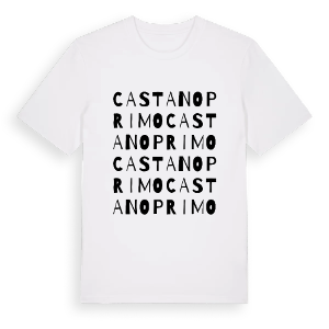 Castano Primo ordlek t-shirt – ekologisk bomull t-shirt från Pinshirt