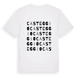 Casteggio ordlek t-shirt – ekologisk bomull t-shirt från Pinshirt