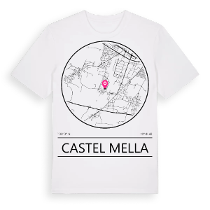 Castel Mella t-shirt – ekologisk bomull t-shirt från Pinshirt