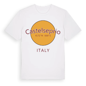 Castelseprio cirkel t-shirt – ekologisk bomull t-shirt från Pinshirt