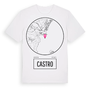 Castro t-shirt – ekologisk bomull t-shirt från Pinshirt