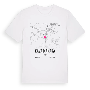 Cava Manara karta t-shirt – ekologisk bomull t-shirt från Pinshirt