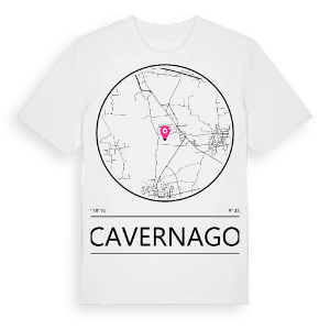 Cavernago t-shirt – ekologisk bomull t-shirt från Pinshirt