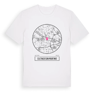 Cazzago San Martino t-shirt – ekologisk bomull t-shirt från Pinshirt
