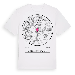Cernusco sul Naviglio t-shirt – ekologisk bomull t-shirt från Pinshirt