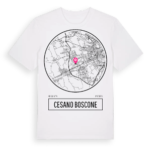 Cesano Boscone t-shirt – ekologisk bomull t-shirt från Pinshirt