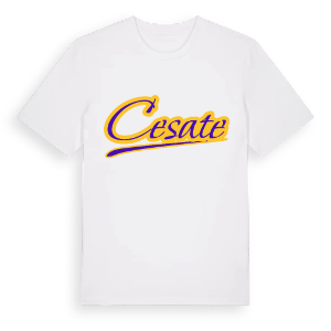 Cesate baseball t-shirt – ekologisk bomull t-shirt från Pinshirt