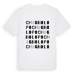 Chignolo Po ordlek t-shirt – ekologisk bomull t-shirt från Pinshirt