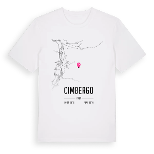Cimbergo karta t-shirt – ekologisk bomull t-shirt från Pinshirt