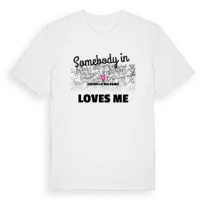 Någon i Cinisello Balsamo älskar mig t-shirt – ekologisk bomull t-shirt från Pinshirt