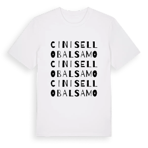 Cinisello Balsamo ordlek t-shirt – ekologisk bomull t-shirt från Pinshirt