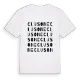 Clusone ordlek t-shirt