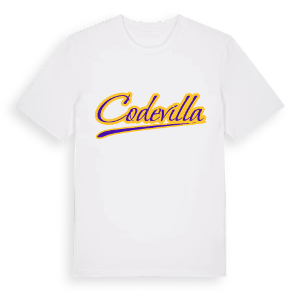 Codevilla baseball t-shirt – ekologisk bomull t-shirt från Pinshirt