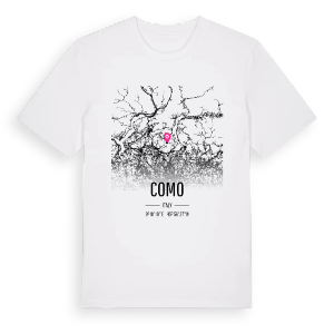 Como karta t-shirt – ekologisk bomull t-shirt från Pinshirt