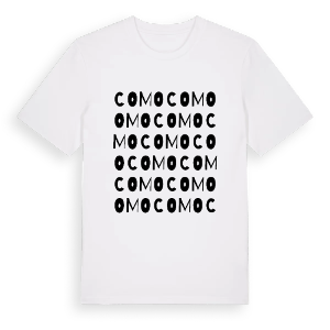 Como ordlek t-shirt – ekologisk bomull t-shirt från Pinshirt