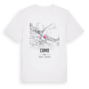 Como karta t-shirt – ekologisk bomull t-shirt från Pinshirt
