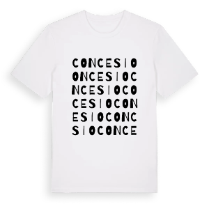 Concesio ordlek t-shirt – ekologisk bomull t-shirt från Pinshirt