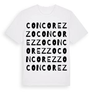 Concorezzo ordlek t-shirt – ekologisk bomull t-shirt från Pinshirt