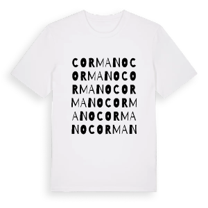 Cormano ordlek t-shirt – ekologisk bomull t-shirt från Pinshirt