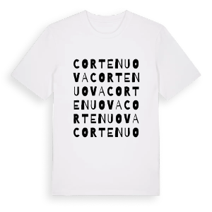 Cortenuova ordlek t-shirt – ekologisk bomull t-shirt från Pinshirt