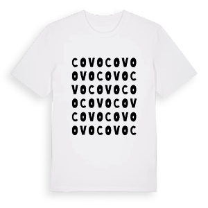Covo ordlek t-shirt – ekologisk bomull t-shirt från Pinshirt