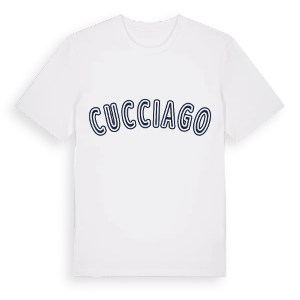 Cucciago college t-shirt – ekologisk bomull t-shirt från Pinshirt