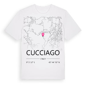 Cucciago karta t-shirt – ekologisk bomull t-shirt från Pinshirt