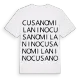 Cusano Milanino ordlek t-shirt