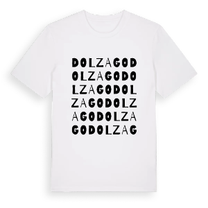 Dolzago ordlek t-shirt – ekologisk bomull t-shirt från Pinshirt