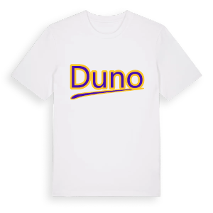 Duno baseball t-shirt – ekologisk bomull t-shirt från Pinshirt