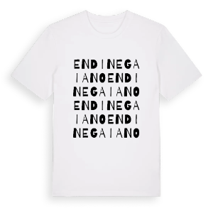 Endine Gaiano ordlek t-shirt – ekologisk bomull t-shirt från Pinshirt