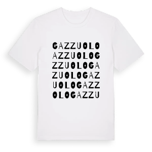 Gazzuolo ordlek t-shirt – ekologisk bomull t-shirt från Pinshirt