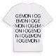 Gemonio ordlek t-shirt