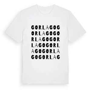 Gorlago ordlek t-shirt – ekologisk bomull t-shirt från Pinshirt