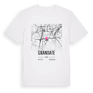 Grandate karta t-shirt – ekologisk bomull t-shirt från Pinshirt