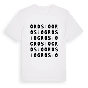 Grosio ordlek t-shirt – ekologisk bomull t-shirt från Pinshirt