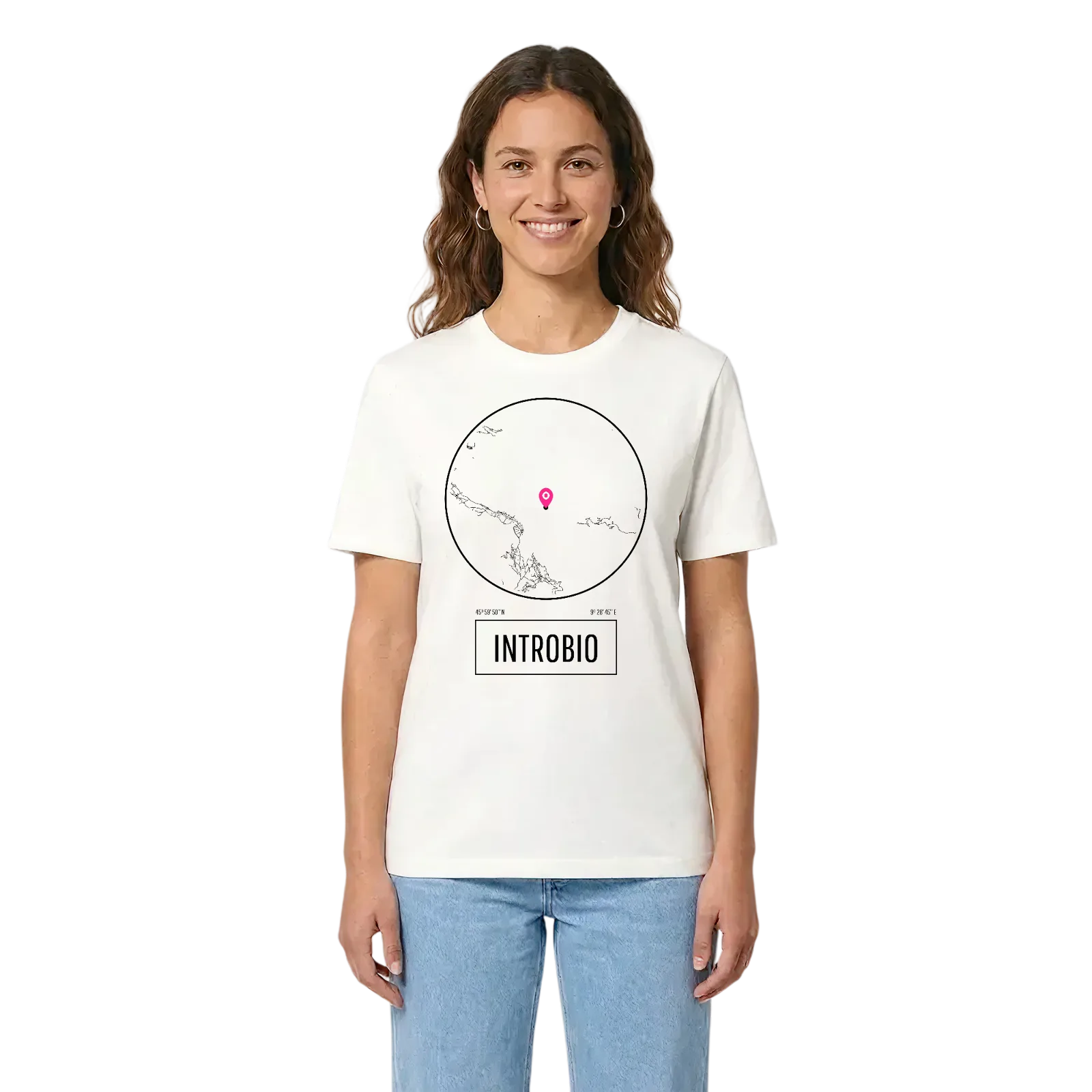 Introbio t-shirt – White, i miljö