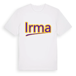 Irma baseball t-shirt – ekologisk bomull t-shirt från Pinshirt