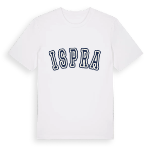Ispra college t-shirt – ekologisk bomull t-shirt från Pinshirt