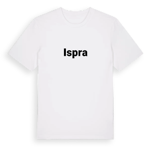 Ispra fetstil t-shirt – ekologisk bomull t-shirt från Pinshirt