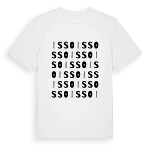 Isso ordlek t-shirt – ekologisk bomull t-shirt från Pinshirt