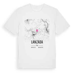 Lanzada karta t-shirt – ekologisk bomull t-shirt från Pinshirt