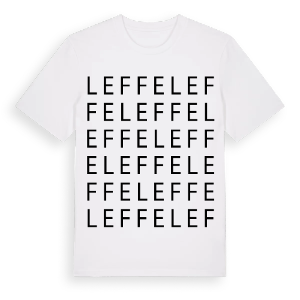 Leffe ordlek t-shirt – ekologisk bomull t-shirt från Pinshirt