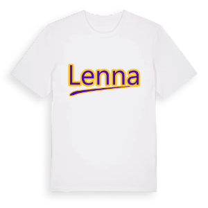 Lenna baseball t-shirt – ekologisk bomull t-shirt från Pinshirt