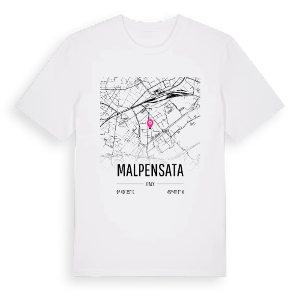 Malpensata karta t-shirt – ekologisk bomull t-shirt från Pinshirt
