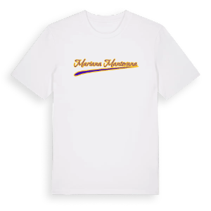 Mariana Mantovana baseball t-shirt – ekologisk bomull t-shirt från Pinshirt